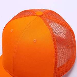 Casquette de camionneur en polyester à 5 panneaux avec logo personnalisé, dos en maille, pour femmes et hommes, casquettes de sport - Product Image 4