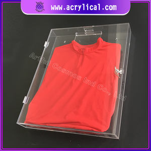Factory Price Freestanding <b>Acrylic</b> Modern Luxury Sports Display Case for T-Shirt Display <b>Box</b> Showcasing Memorabilia - Product Image 2