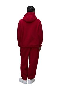 Nouvel arrivage personnalisé de survêtement d'hiver solide 100% coton coupe normale pour hommes ensemble de pulls respirants avec logo imprimé DTF personnalisé - Product Image 2