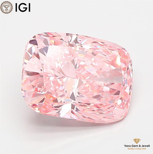 ใบรับรอง IGI เพชรทรงคุชชั่น 3.50 กะรัต เพชร CVD ที่เพาะเลี้ยงในห้องปฏิบัติการ ความสะอาดระดับ VS1 สีชมพูสดใส เหมาะสำหรับเครื่องประดับสำหรับงานเลี้ยงสุดหรู - Product Image 4