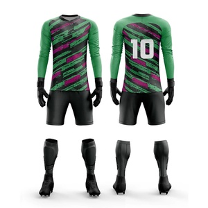 Juego de camisetas de fútbol con logotipo personalizado para adultos, impresión por sublimación y corte automatizado, servicio OEM disponible para UNIFORMES DE EQUIPO - Product Image 6
