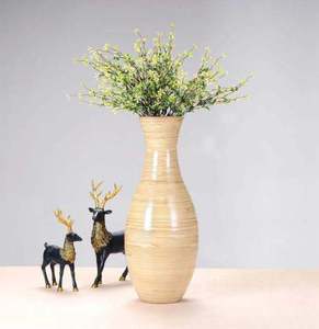 Custom Wooden Flower Vase for Home Wedding <b>Table</b> Stylish Polish Finished Rustic Lightweight Vase Home Interior Artistic Design - Product Image 5