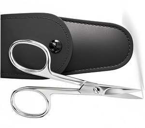 Novedad 2023: Tijeras para Uñas de Acero Inoxidable Resistentes con Estuche de Cuero, Opciones Personalizables - Product Image 3