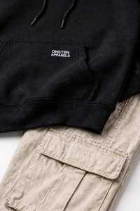 ONETEN APPARELS <b>Men's</b> Color Block Breathable Winter <b>Hoodie</b> Plus Size Cotton French Terry Pullover Sweatshirt - Product Image 6