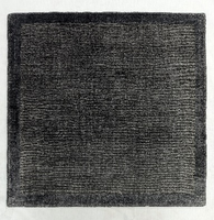 Tapis en laine/soie de qualité supérieure, tissé à la main |   Tapis extra épais antidérapant lavable à motif géométrique style Kilim |   Décoration élégante