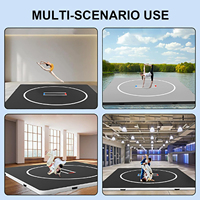 Tapis de lutte gonflable, tapis de Jiu-Jitsu, tapis d'entraînement en PVC pliable pour la maison, la salle de sport, le BJJ, le MMA, la boxe, le grappling et le judo