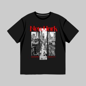 Trending 2026 Oversized Rib Crewneck Heavyweight Cotton 220g Breathable Short Custom Design Printed Unisex Streetwear <b>T</b>-<b>Shirt</b> - Product Image 6