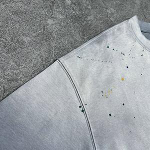 T-shirt Homme de Luxe de Haute Qualité en Coton Lourd 100% – Col Montant Uni, Coupe Oversize et Ample - Product Image 5