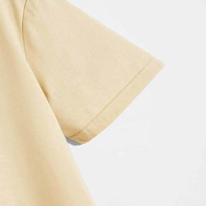 T-shirt en coton biologique de haute qualité pour hommes personnalisé grande taille Streetwear manches courtes t-shirt OEM à col rond t-shirt uni vierge pour - Product Image 4