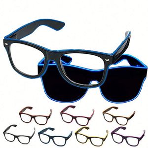 Custom Party Fluorescent <b>LED</b> Light Emitting Glasses With Logo Wholesale Party <b>Ball</b> Gifts - Product Image 1