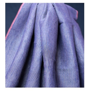 Colección de Moda en Tela de Lino Puro de Color Sólido, Tela de Lino Puro Azul Liso en Oferta por el Proveedor - Product Image 2