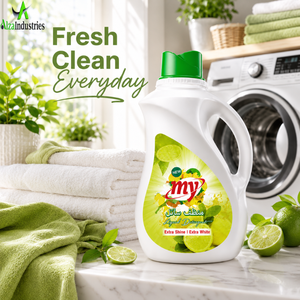 Detergente Líquido para Ropa con Aroma a Limón |   Potente Fórmula de Limpieza de Telas para un Lavado Suave y Brillante, Solución de Lavado Fresca Plus - Product Image 2