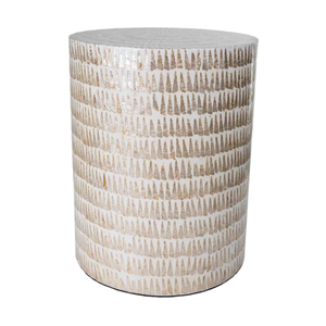 Wholesale Handmade Mother of Pearl Inlay Side <b>Table</b> Natural Shell Accent <b>End</b> <b>Table</b> Eco-Friendly Boho Decor <b>for</b> <b>Living</b> <b>Room</b> - Product Image 1
