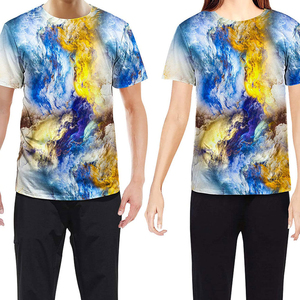 New Design Sublimation T Shirts Tie Dye Shirts for Sublimation Heat Transfer T Shirt for Men in Wholesale - Product Image 3