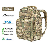 Sac à dos tactique professionnel MOLLE 37L, sac d'assaut 3 jours avec organisateur administratif et sangles de compression