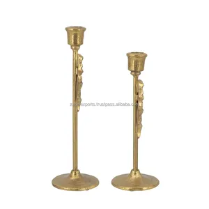 Modern Luxury Unique Designer Iron Candle <b>Holder</b> for Christmas Home Decor Gold <b>Hammered</b> Candlestick Metal <b>Holder</b> - Product Image 5