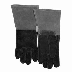 Gants de soudage TIG en cuir de vachette pleine fleur, haute qualité, résistants à l'abrasion et à la chaleur, pour la lutte contre les incendies, la boulangerie et le barbecue - Product Image 6