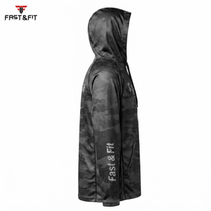 Long Sleeve Sun Protection <b>Lightweight</b> Outdoor Hiking Fishing Custom Quick Dry Polyester Sublimated Fishing <b>Hoodie</b> - Product Image 3