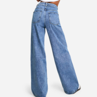 Salopettes Décontractées en Jean Vintage pour Femmes, Style Ample, Couleur Unie, Respirantes, Séchage Rapide, Écologiques, Haute Qualité, 100% Coton, Vente en Gros OEM