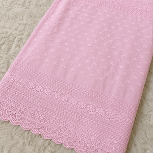 Tela de tul bordada Schiffli, tela de encaje de red, tela de organza para moda modesta, abaya, caftán, venta al por mayor, calidad premium, lista para usar. - Product Image 5