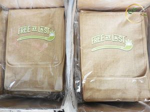 Premium Quality Jute Messenger Bag with Cotton Lining <b>Adjustable</b> Strap Eco Friendly Crossbody Laptop Bag for Men and Women - Product Image 2