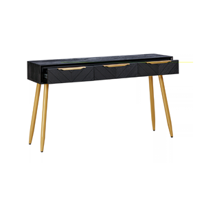 Table console moderne en bois massif de la collection GALAXY, ensemble pour salon et chambre, service OEM du Vietnam - Product Image 1
