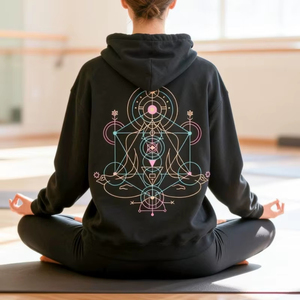 Sudadera con Capucha para Mujer, Profesional, Nueva, de Alta Calidad, para Yoga Espiritual, Meditación, Regalo de Mindfulness, Sudadera con Capucha de Chakra, para Mamá Yoga - Product Image 2