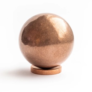 Esfera de cobre puro, cuentas metálicas para joyería, manualidades y bricolaje - Product Image 4