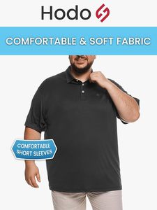 Chemise polo pour hommes grands et corpulents, respirante, pour le sport et le golf, tailles 2XL-8XL - Product Image 4