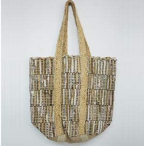 Sac messager ouvert en jute écologique tendance 2026 pour femme – Idéal pour les voyages, le shopping et les soirées sur la plage - Product Image 5