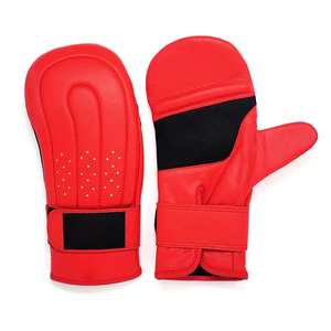 Mitaines de boxe en cuir PU respirant et léger de haute qualité, couleurs personnalisées, taille adulte, vente en gros - Product Image 1