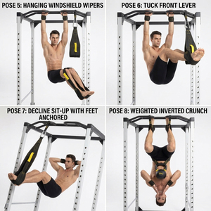 <b>Ab</b> Sling Straps Hanging Abdominal <b>Exercise</b> Fitness Equipment Durable <b>AB</b> Sling Straps Unisex Training Wear Abdominal Sling - Product Image 3