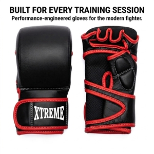 Guantes de MMA de Color Personalizado, Guantes de Combate Deportivos de Talla Personalizada para Hombres y Mujeres, Guantes de Sparring con Agarre Antideslizante, Guantes de Entrenamiento de MMA - Product Image 2