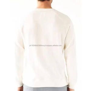 OEM Sweatshirts en molleton à col ras du cou de haute qualité pour hommes, couleur personnalisée, coton polyester teint uni, pour l'hiver - Product Image 5