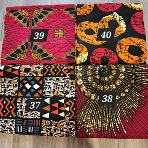 Tela africana con estampado de cera, 100% algodón, popular en Francia, África y regiones insulares, de Hitjem Export Company - Product Image 4