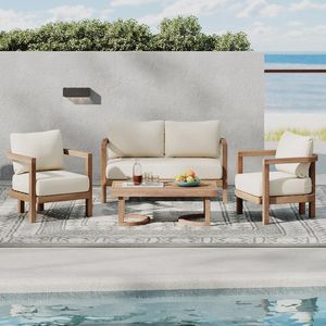 Teak <b>Garden</b> <b>Sofa</b> Set Outdoor Furniture - Product Image 3