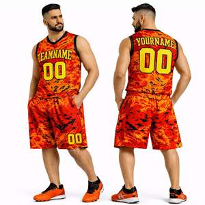 ชุดยูนิฟอร์มบาสเก็ตบอลขายดีที่สุด ผลิตจากโพลีเอสเตอร์ 100% จากปากีสถาน มีไซส์พลัส รับสกรีนโลโก้ ราคาขายส่งสำหรับชุดทีม - Product Image 1