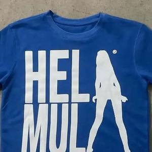 T-shirt court déchiré et vieilli avec impression sérigraphiée, ourlet brut, strass, en molleton bouclette 350 GSM, coupe ample, effet délavé vintage - Product Image 2