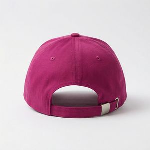 Casquette de baseball unisexe fuchsia respirante et adaptable, modèle professionnel en coton de qualité supérieure A1 - Product Image 2