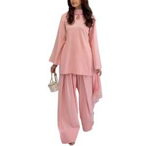 Collection Nouvelle Très Demandée : Salwar Kameez Farshi pour Femmes avec Dupatta Assorti, Tenue de Soirée en Soie et Coton, Meilleurs Prix Pakistan - Product Image 1