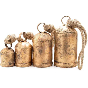 Campanas de latón y campanas de hadas hechas a medida, ideales para hacer campanas de viento y otras decoraciones para el hogar, también ideales para usar en vacas. - Product Image 1