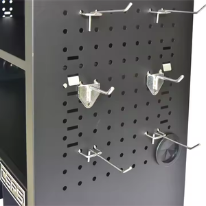 Gabinete de herramientas de metal montado en la pared de 76cm, organizador de garaje para almacenamiento eficiente en el taller - Product Image 3