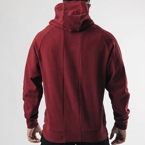 เสื้อฮู้ดดี้โอเวอร์ไซส์ผู้ชาย สีพื้น ผ้าคอตตอนเจอร์ซีย์ ไม่หดตัว สไตล์ลำลอง สำหรับฤดูหนาว พิมพ์ลายดิจิทัล สตรีทแวร์ มีกระเป๋า น้ำหนัก 370 กรัม - Product Image 2