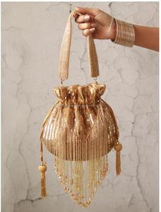 Sac de soirée de luxe orné de perles, avec les meilleurs prix, sac à bandoulière fait main pour les événements festifs et les mariages - Product Image 1