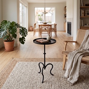 Table basse en fer moderne, design minimaliste, meubles de salon, table d'appoint décorative pour la maison - Product Image 1