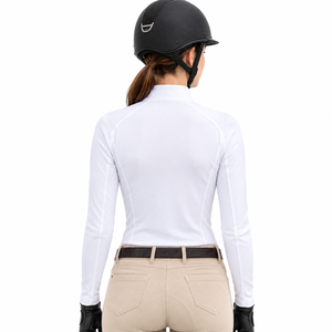 Camisa de Equitación Personalizada, Fabricante OEM |   Camisa de competición de equitación de manga larga para mujer |   Marca Privada - Product Image 5