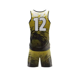 Ensemble d'uniformes de course unisexe, imprimé par sublimation, débardeur et short en polyester anti-humidité, nom et numéro de l'équipe, toutes saisons, athlétique - Product Image 3