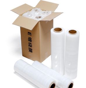 LLDPE Film étirable pour l'emballage des aliments Gravure Impression ISO9001 Certifié fiable Stabilisation de la charge Protection Prix d'usine - Product Image 2