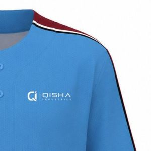 เสื้อเบสบอลชายคุณภาพสูง ติดกระดุมเต็มตัว น้ำหนักเบา ระบายอากาศได้ดี เหมาะสำหรับการฝึกซ้อม การแข่งขัน และสามารถสั่งทำได้ - Product Image 5