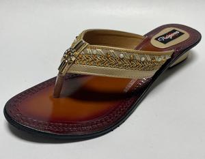 RAJUSTNS Handcrafted Leather for Genuine Leather Lining All Seasons Comfort Rubber Midsole Traditional Slip-On Home - Product Image 1